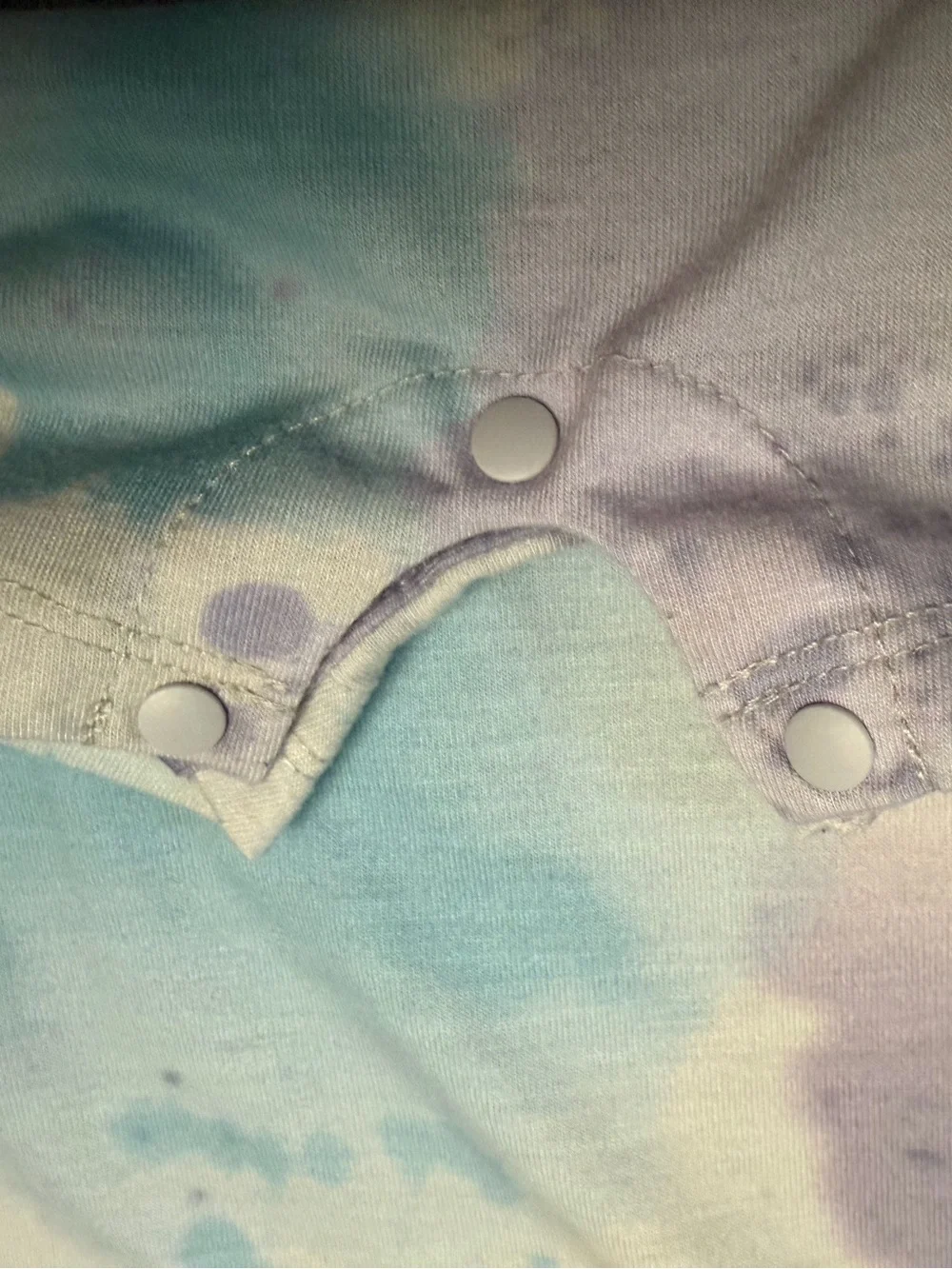 Nike Pastel Tie-Dye Sleeveless Baby romper in Blue & Purple 9m